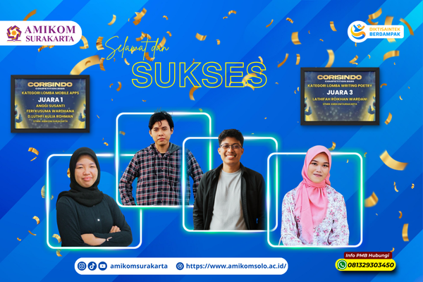 Mahasiswa AMIKOM Surakarta Raih Juara di Corisindo Competition 2025