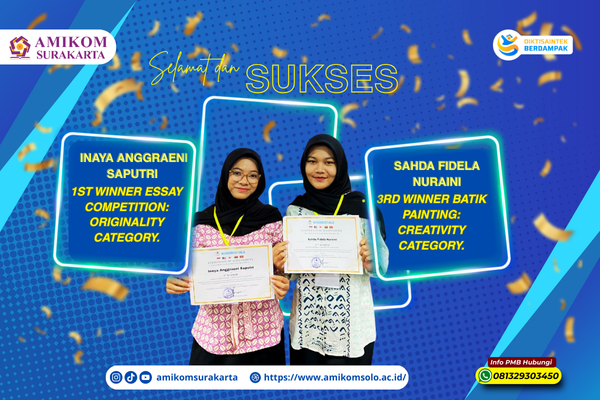 Prestasi Membanggakan STMIK AMIKOM Surakarta dalam “International Competition & Student Exchange Voyages 2025”