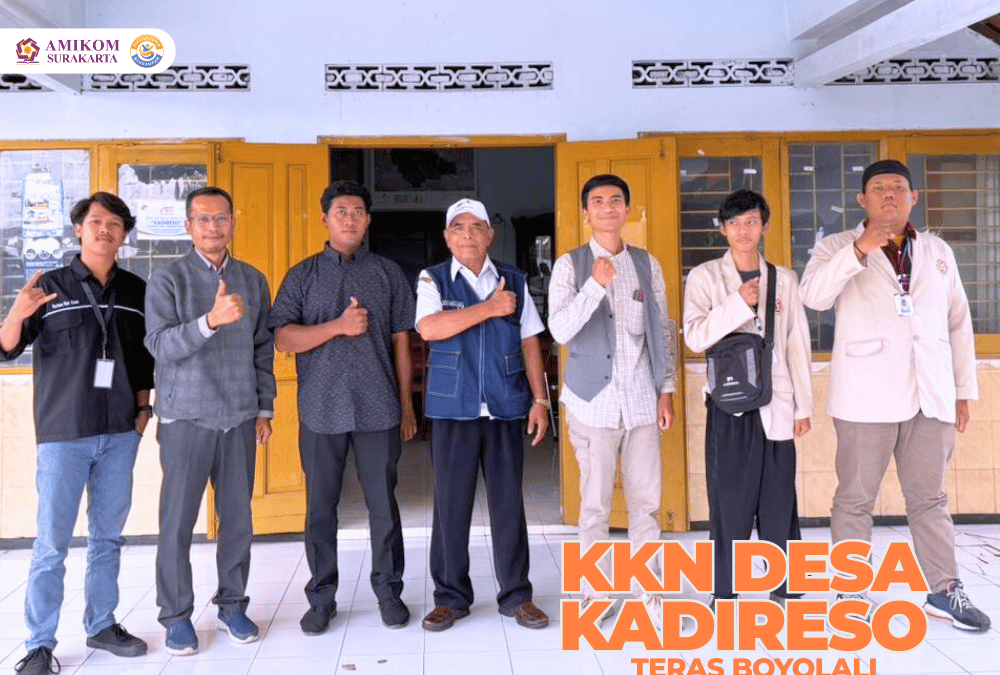 Penyerahan Mahasiswa KKN STMIK AMIKOM Surakarta di Desa Nepen dan Desa Kadireso: Menguatkan Literasi dan Transformasi Digital Desa