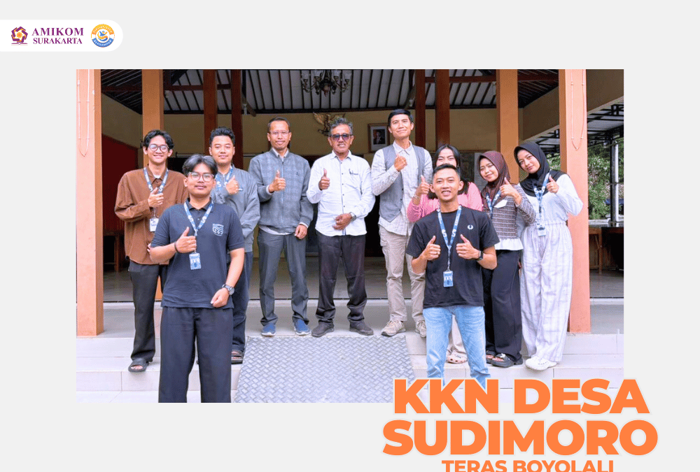 Mahasiswa STMIK AMIKOM Surakarta Hadir di Desa Sudimoro, Dorong Digitalisasi UMKM dan Penguatan Literasi Pendidikan melalui Program KKN