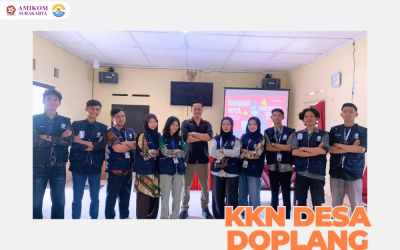 Implementasi Program KKN Mahasiswa STMIK AMIKOM Surakarta di Desa Doplang – Mahasiswa Hadirkan Edukasi Literasi Digital dalam Rapat Koordinasi PKK dan Kader Posyandu