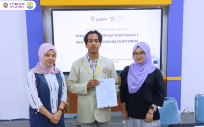 Penandatanganan Kontrak Pengabdian kepada Masyarakat KKN Tematik Pendanaan Internal STMIK AMIKOM Surakarta Tahun 2026