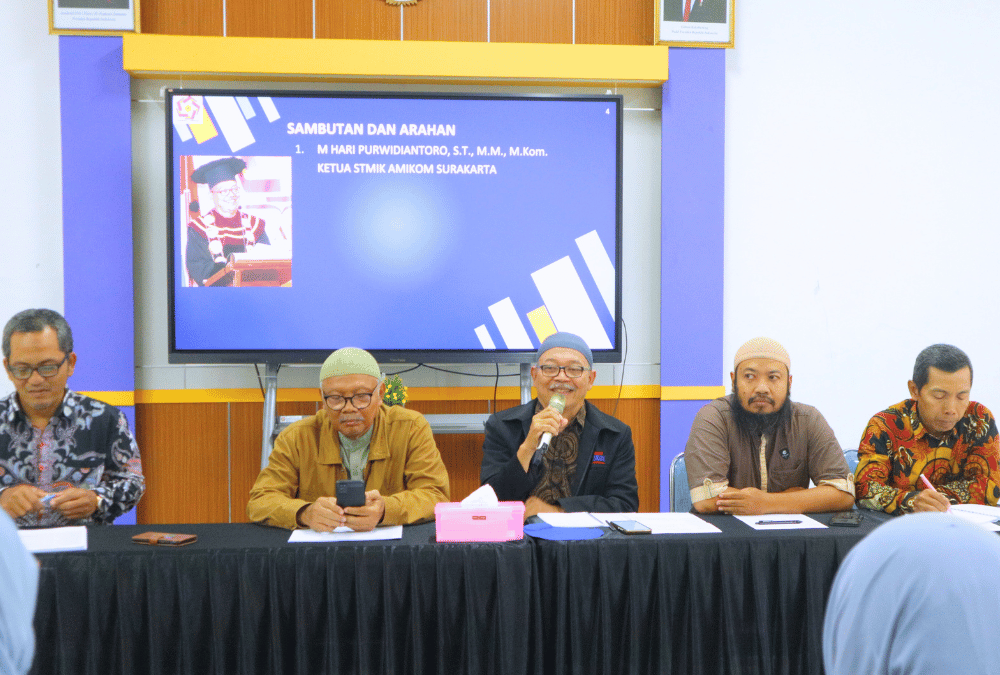 Rapat Evaluasi dan Koordinasi Dosen STMIK AMIKOM Surakarta Berjalan Lancar, Siapkan PBM Semester Genap 2025/2026