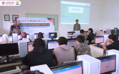 STMIK Amikom Surakarta Selenggarakan Ujian Sertifikasi Microsoft Office,  24 Mahasiswa Lulus Sertifikasi Internasional