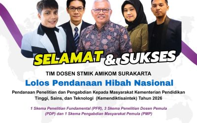 Dosen STMIK AMIKOM Surakarta Raih Pendanaan Hibah Nasional 2026