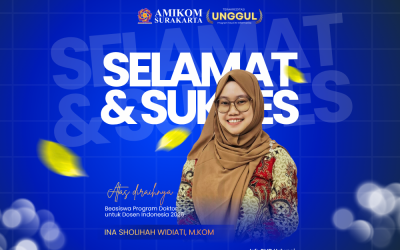 Selamat dan Sukses, Ina Sholihah Widiati, M.Kom Raih Beasiswa Program Doktor untuk Dosen Indonesia 2026