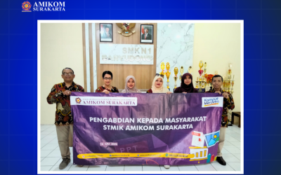 Dosen DIII Manajemen Informatika STMIK AMIKOM Surakarta Gelar Pelatihan Penyusunan CV Digital bagi Siswa SMKN 1 Banyudono